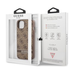 Кейс Guess Stripe, iPhone 13 Pro Max /кафяв/