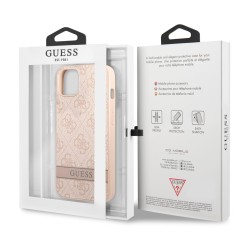 Кейс Guess Stripe, iPhone 13 Pro Max /розов/