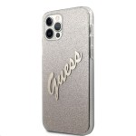 Кейс Guess Vintage, iPhone 12 Pro Max /златист/