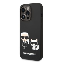 Кейс Karl Lagerfeld Silicone, iPhone 14 /черен/