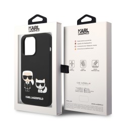 Кейс Karl Lagerfeld Silicone, iPhone 14 /черен/