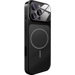 Magsafe кейс твърд гръб за iPhone 16 Pro Max, имитация iPhone 17 Pro /черен/