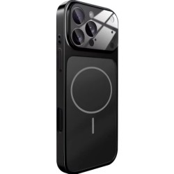 Magsafe кейс твърд гръб за iPhone 16, имитация iPhone 17 Pro /черен/