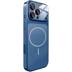 Magsafe кейс твърд гръб за iPhone 16 Pro Max, имитация iPhone 17 Pro /син/