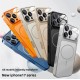 Magsafe кейс твърд гръб за iPhone 16 Pro Max, имитация iPhone 17 Pro /оранжев/