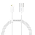 Кабел USB - Lightning, BASEUS, 2.4A, 2м, SUPERIOR