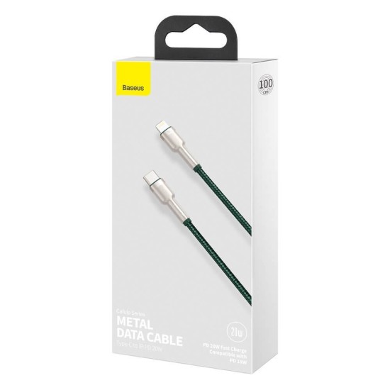 Кабел Type-C - Lightning, BASEUS, 20W, 1м, CAFULE