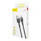 Кабел USB - Type-C, BASEUS, 3A, 1м, CAFULE