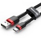 Кабел USB - Type-C, BASEUS, 3A, 1м, CAFULE