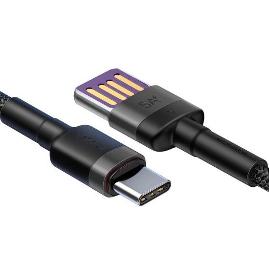 Кабел USB - Type-C, BASEUS, 5A, 1м, 40W, CAFULE