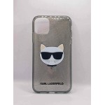 Кейс Karl Lagerfeld Silicone, iPhone 11 /черен/
