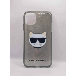 Кейс Karl Lagerfeld Silicone, iPhone 11 /черен/