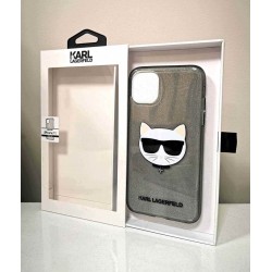 Кейс Karl Lagerfeld Silicone, iPhone 11 /черен/