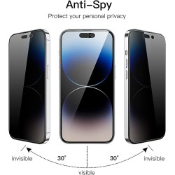 Стъклен PRIVACY протектор /за различни модели/