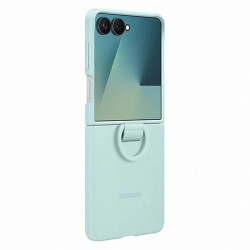Калъф Silicone Cover with Ring Samsung Z Flip 7 /мента/