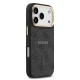 Калъф GUESS Apple iPhone 17 Pro Max, Leather 4G Gold Frame MagSafe /черен/
