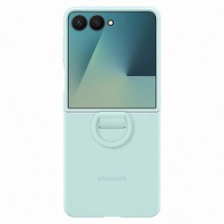 Калъф Silicone Cover with Ring Samsung Z Flip 7 /мента/