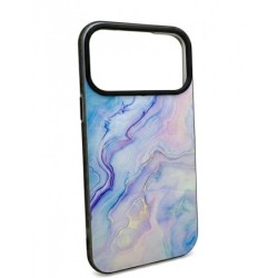 Кейс IMD за Samsung Galaxy A37 /Мрамор Розов - Син/