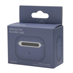 Силиконов калъф за AirPods Pro /лавандула/