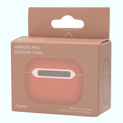 Силиконов калъф за AirPods Pro /папая/