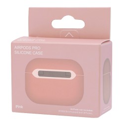 Силиконов калъф за AirPods Pro /розов/