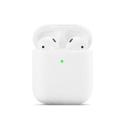 Силиконов калъф за AirPods /бял/