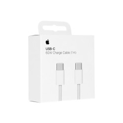 Кабел Apple Type-C - Type-C, 1м, 60W, iPhone 15 Series /бял/