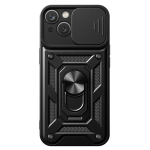 Калъф ARMOR CamSlide Удароустойчив Apple iPhone 16 /черен/