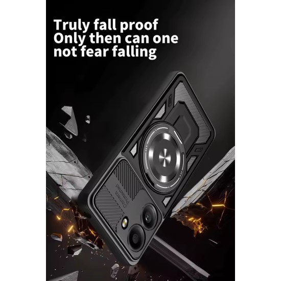 Калъф ARMOR MagRing Xiaomi RedMi 15C 4G /черен/