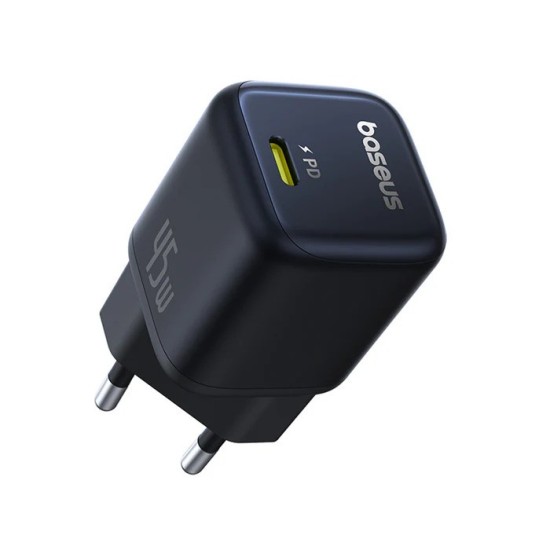 Адаптер BASEUS 220V 45W, USB-C, PicoGo GaN