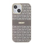 Калъф DKNY Apple iPhone 13, Magsafe /бежов/