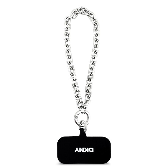 Калъф DKNY Apple iPhone 17 Pro Max, PU Leather Metal Logo MagSafe + Wrist Strap /черен/