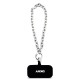 Калъф DKNY Apple iPhone 17 Pro Max, PU Leather Metal Logo MagSafe + Wrist Strap /черен/