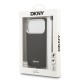 Калъф DKNY Apple iPhone 17 Pro Max, PU Leather Metal Logo MagSafe + Wrist Strap /черен/