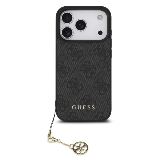 Калъф GUESS Apple iPhone 17 Pro, 4G Charm Tone on Tone /сив/
