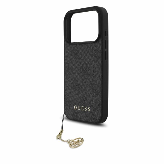 Калъф GUESS Apple iPhone 17 Pro, 4G Charm Tone on Tone /сив/