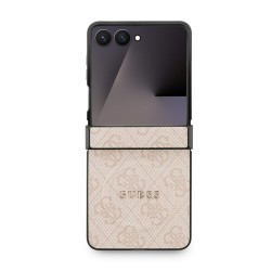 Калъф GUESS Samsung Z Flip 7, PU Leather 4G Colored Ring MagSafe /розов/