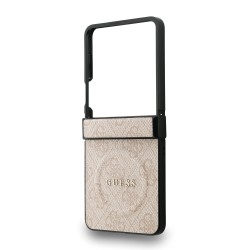 Калъф GUESS Samsung Z Flip 7, PU Leather 4G Colored Ring MagSafe /розов/