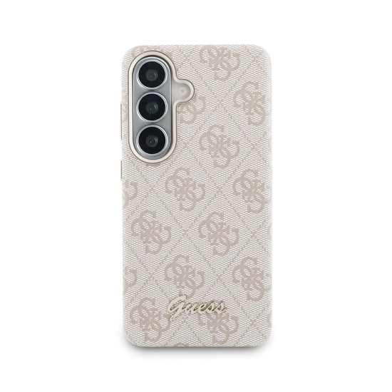 Калъф GUESS Samsung S26, PU 4G Script Metal Logo MagSafe /розов/
