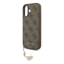 Калъф GUESS Apple iPhone 17, 4G Charm Tone on Tone /кафяв/