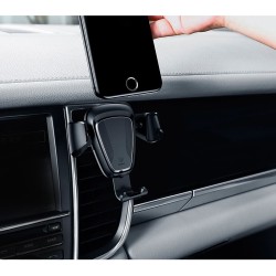 Холдер за прикрепяне BASEUS, Gravity Car Mount /черен/