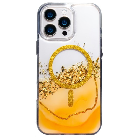 Калъф KARAT MagSafe Apple iPhone 17 /amber marble/