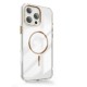 Акрилен прозрачен кейс Magsafe iPhone 17 Pro /златно/