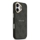 Калъф GUESS Apple iPhone 17, Leather 4G Gold Frame MagSafe /черен/