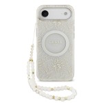 Калъф GUESS Apple iPhone 17 Air, Flowers Allover MagSafe /бял/