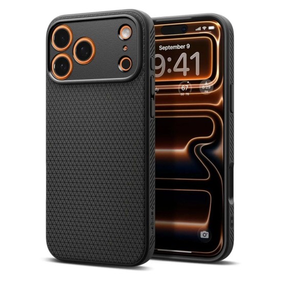 Калъф SPIGEN Liquid Air Apple iPhone 17 Pro Max /черен мат/