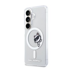 Калъф Karl Lagerfeld Samsung S26, IML Choupette Peekaboo MagSafe /прозрачен/ 