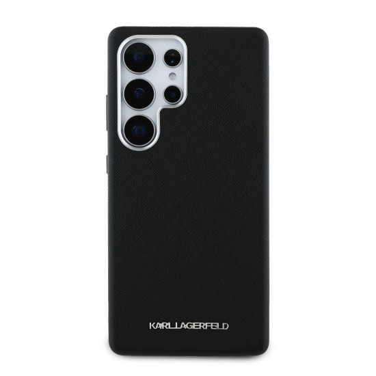 Kейс Karl Lagerfeld Samsung S25 Ultra, Saffiano Metal Logo and Frame /черен/