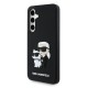 Kейс Karl Lagerfeld 3D Rubber, Samsung S24 FE /черен/