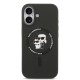 Калъф Karl Lagerfeld Apple iPhone 17, Liquid Silicone MagSafe /черен/ 